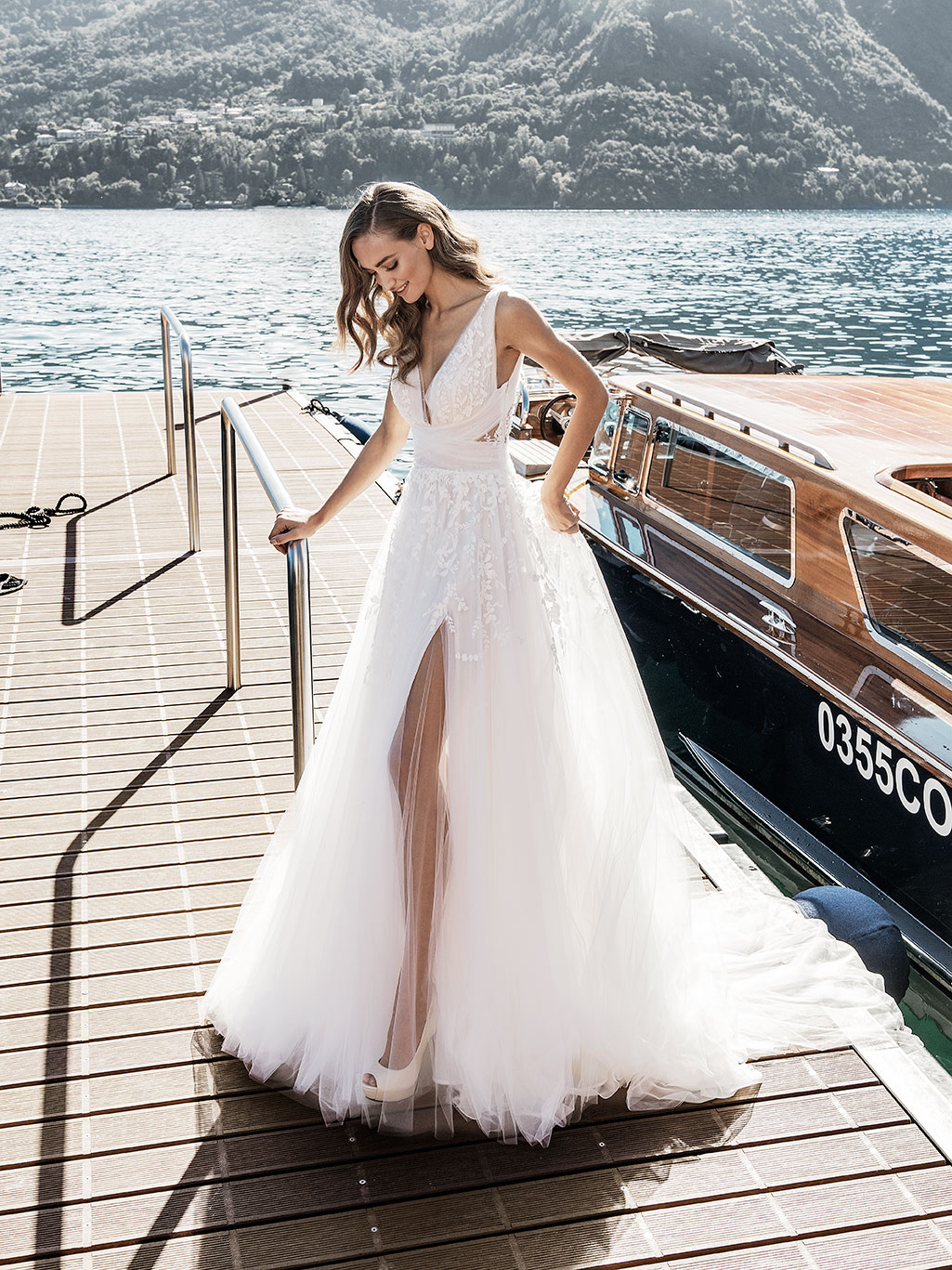 modello Santorini collezione Dream's Love Alessandro Angelozzi Couture abiti da sposa