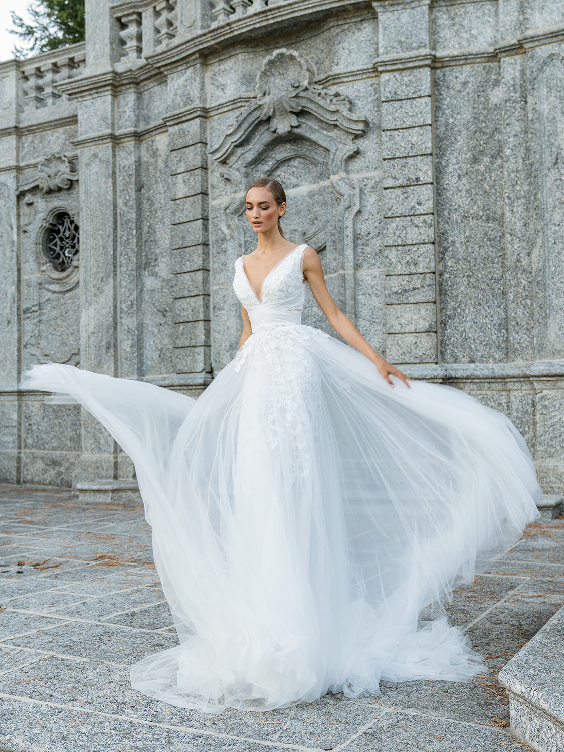 modello Galapagos collezione Dream's Love Alessandro Angelozzi Couture abiti da sposa